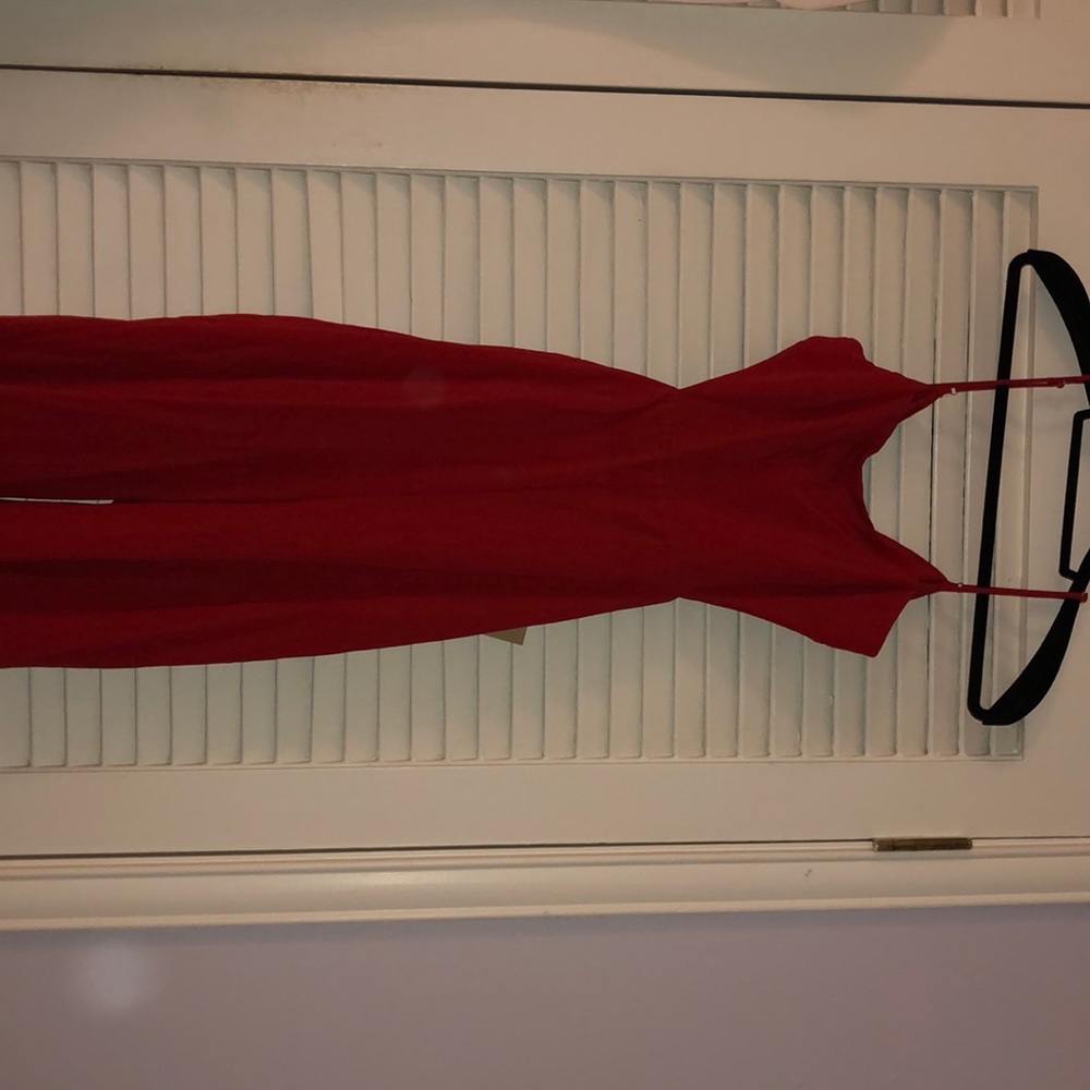 Red jumpsuit SONIA